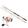 Caña de pesca 2 tramos acción media 1,8 m + reel L.3000