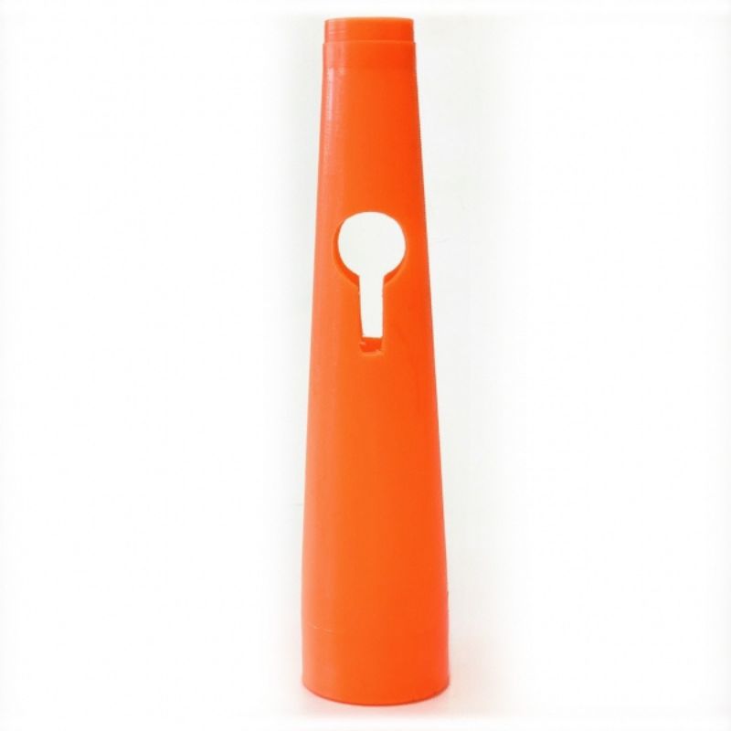 Cono prolongador porta baliza de 30 cm con troquelado para cadena plastica (lleva al cono de 100 a 120 cm)