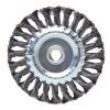 cepillo plano retorcido c/tuerca m14 125mm