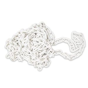 Cadena plastica eslabon 50x30 mm color BLANCO (precio por metro)