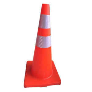 Cono vial naranja de 70 cm
