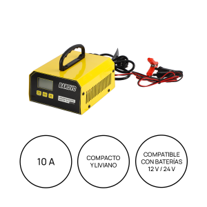 cargador barovo bateria inverter 10a