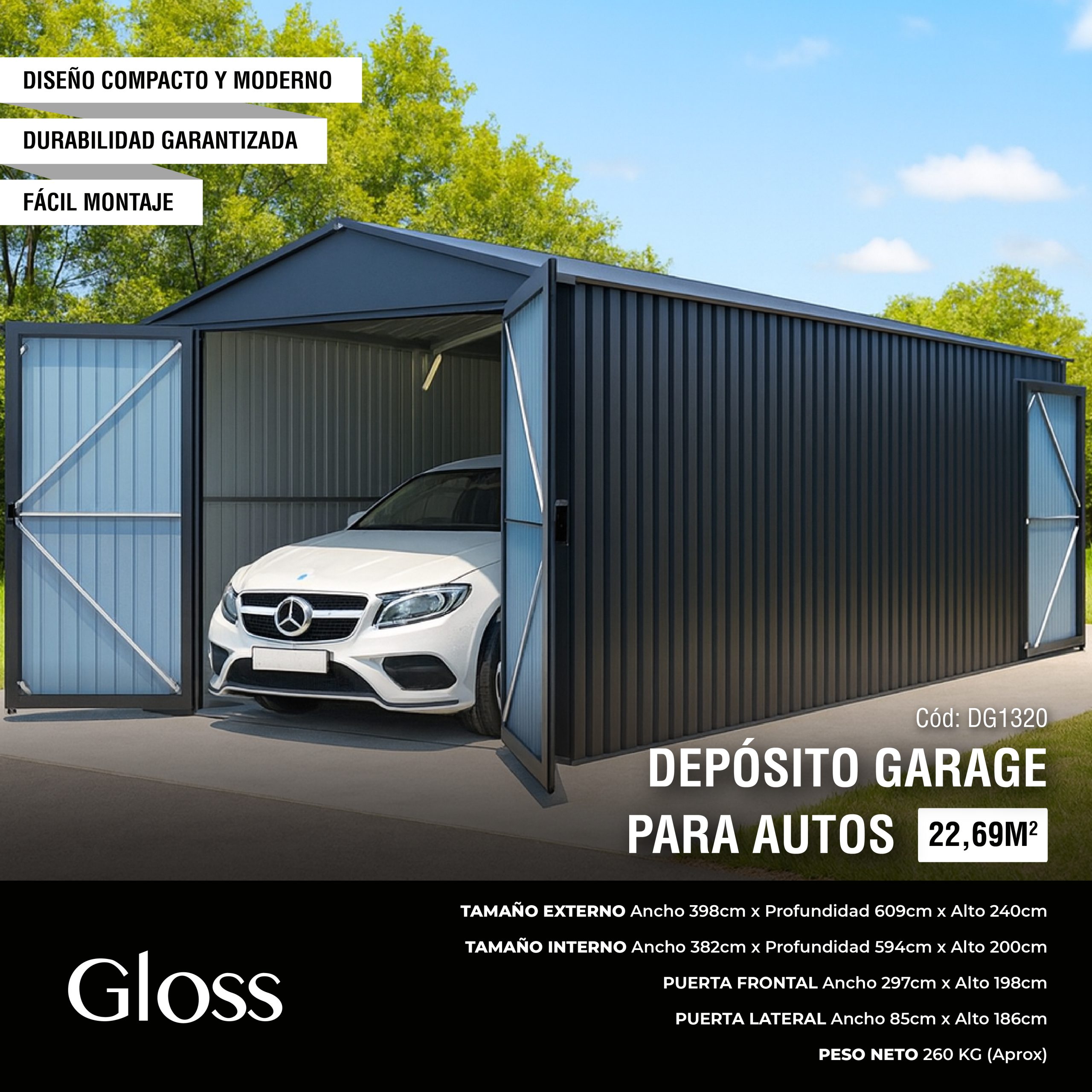 depÓsito garage para autos 22,69m2