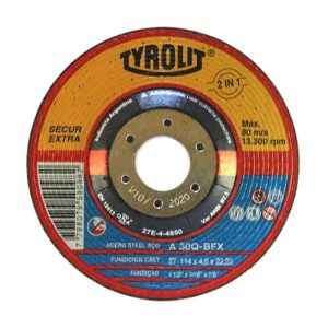 DISCO SEKUR 114x4,8x22,2 A30Q-BFX