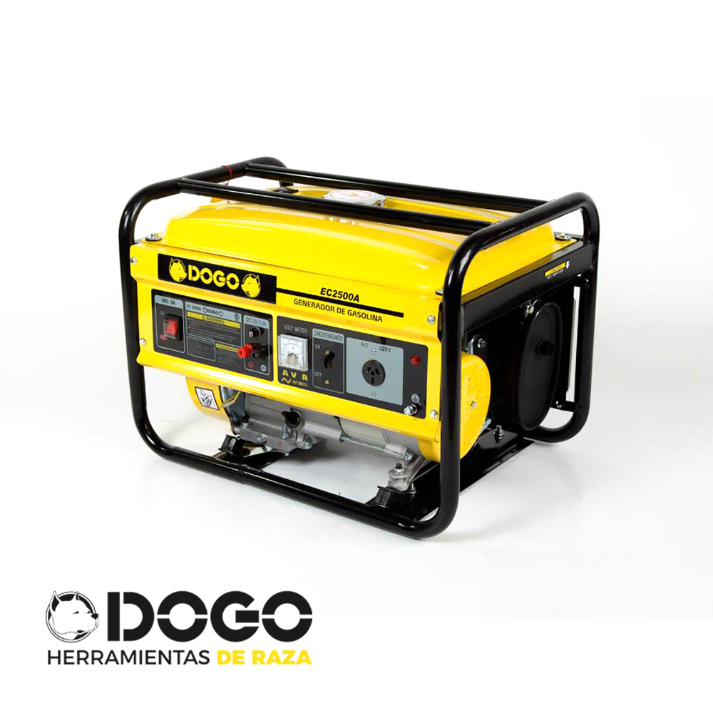GRUPO ELECTRÓGENO A NAFTA 220V-EC2500A-4T-A/MANUAL-2.3KVA
