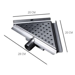 Alternative view of Desagüe triangular 02A 20 cm