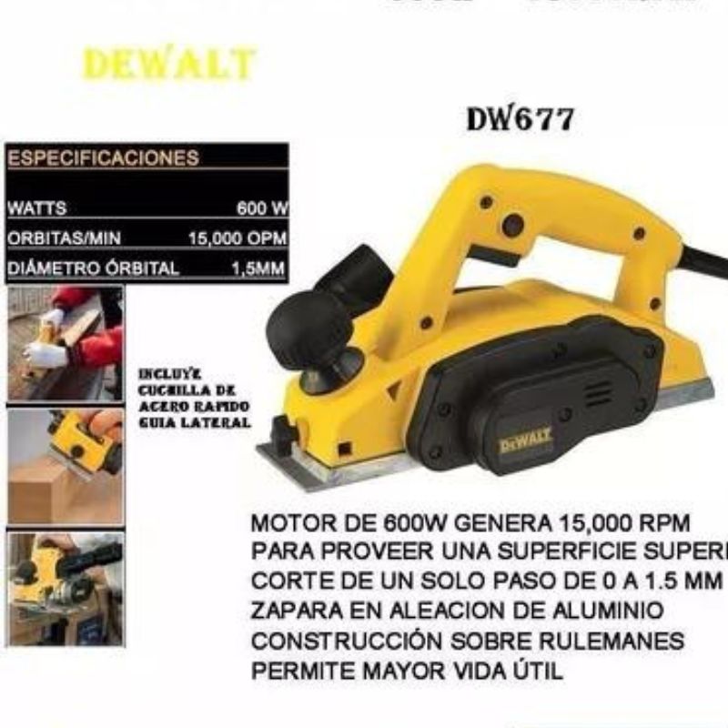 Cepillo eléctrico de 1.5mm - 600 Watts - Imagen 2