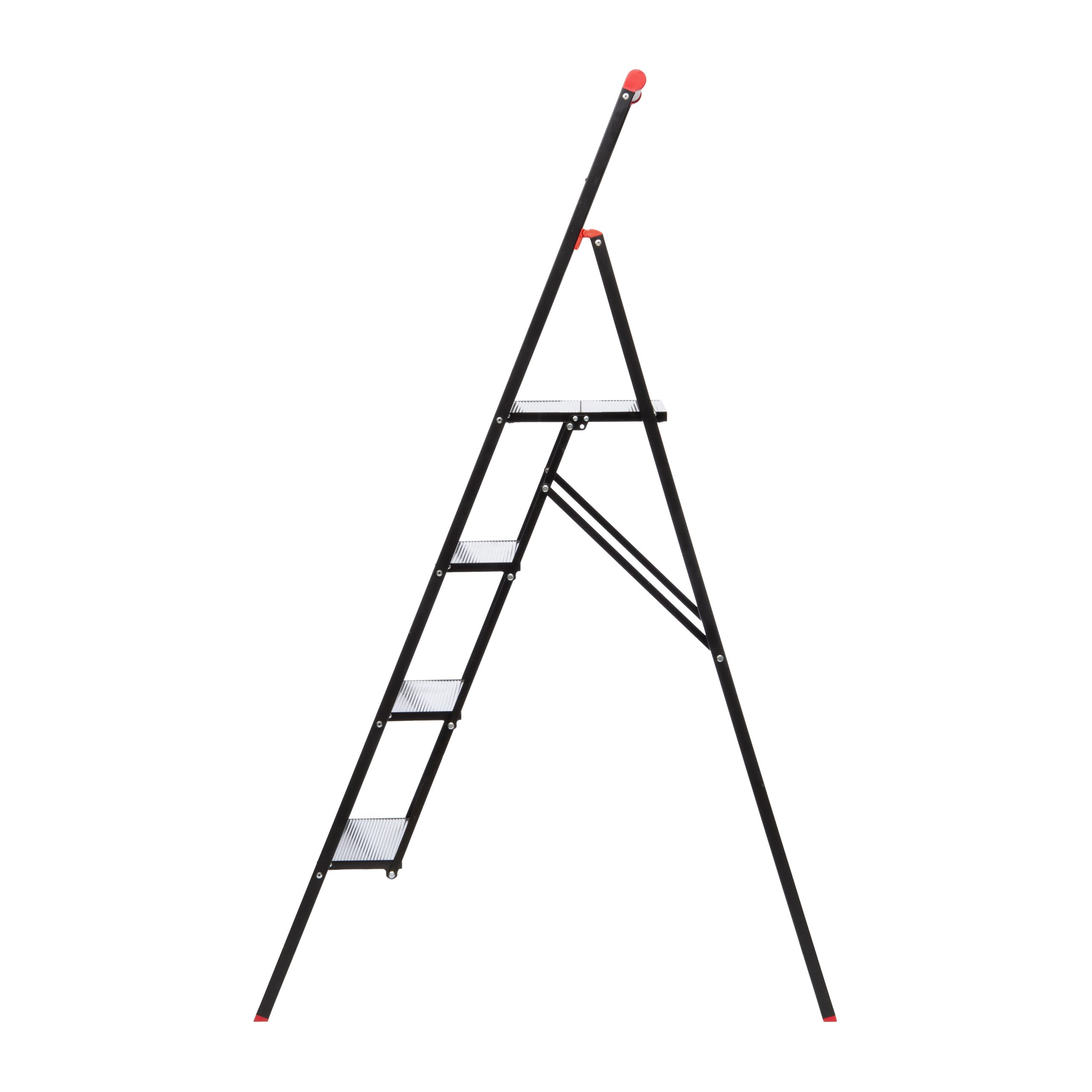 ESCALERA ALUMINIO SLIM BLACK DESIGN 4 ESCALONES - Imagen 3