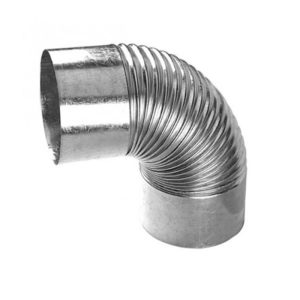 CURVA ZINC. Nº30 A 90º DE 3"  P/GAS