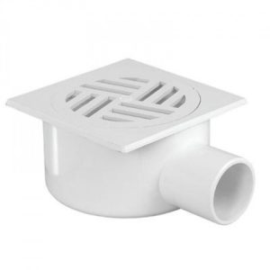 RECEPTACULO PVC P/DUCHA C/REJ. 40