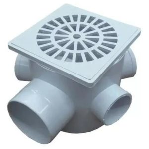 PILETA PATIO PVC 3.2 5 ENTRADAS 10X10 CON REJILLA