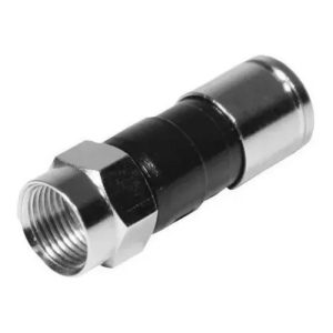 FICHA COAXIL CONECTOR RG6 PREMIUM