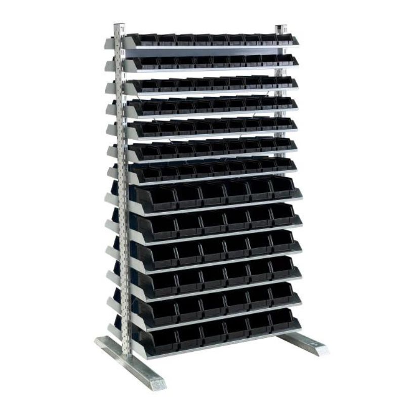 ESTANTERIA CON CONTENEDORES1067X925X1817H 1 ESTANTERIA - 126 CONTEN.MOD.1PLZ - 72 CONTEN.2PLZ