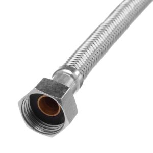 flexible mallado acero inoxidable con macho giratorio 1/2x20