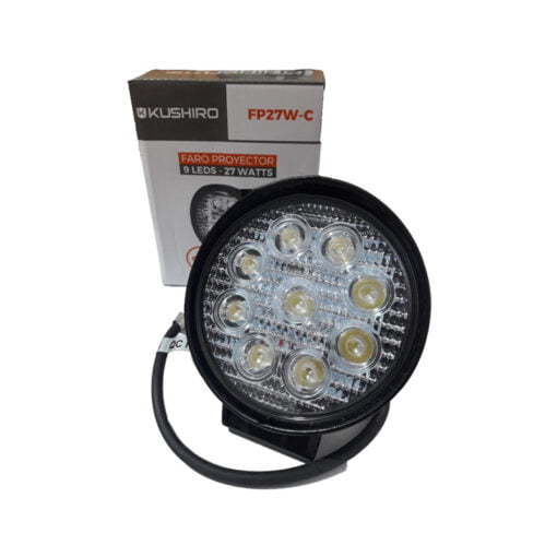 Faro proyector de 9 leds 27 Watts Off-Road Circle