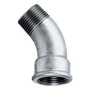 CURVA GALV M-H  45º X 2"1/2