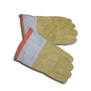 Guante Cuero Descarne Amarillo P/C