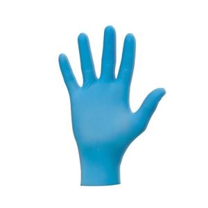 GUANTE DESCARTABLE NITRILO AZUL  L X100