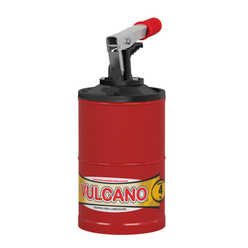 Grasera de 4kg con prensa grasa y mango t de acero