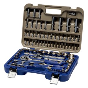 JUEGO DE BOCALLAVES Y ACCESORIOS ENC 1/2" Y 1/4" 101 PIEZAS 129-101-4