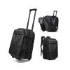 mochila para viaje compresión al vacío bomba aire integrada con ruedas 9222