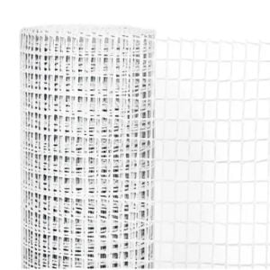 MALLA PLASTICA 10X10MMROLLO X 25MT BLANCO