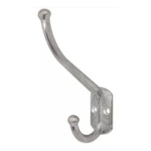PERCHA DOBLE ALUMINIO NATURAL X U.