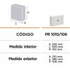 CAJA ESTANCO 285X300X109 BLAN - Imagen 2