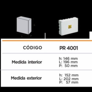 Alternative view of CAJA DERIVACION  202X152X57MM