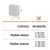 CAJA ESTANCO 70X70X50 BLAN - Imagen 2