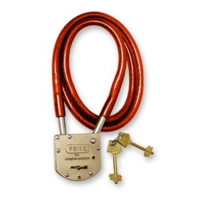 CANDADO DOBLE PALETA Nº50 C/ESLINGA 100 CM.