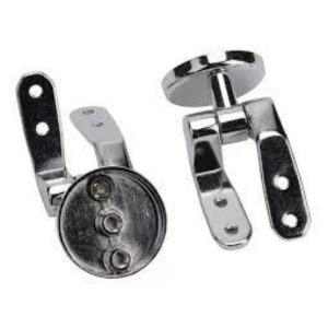 HERRAJES METALICO PARA ASIENTO INODORO UNIVERSAL