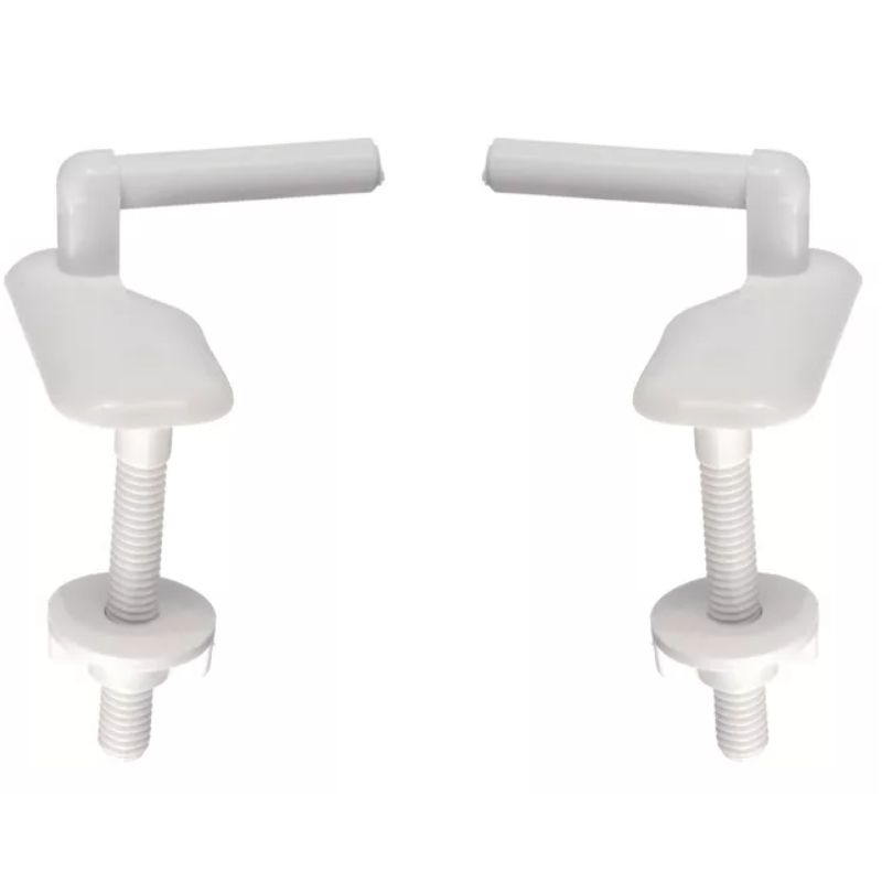 HERRAJES PLASTICO PARA ASIENTO INODORO PILAR
