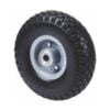 Rueda Neumática 4 Telas 260x80mm  Eje 19mm Llanta Plástica