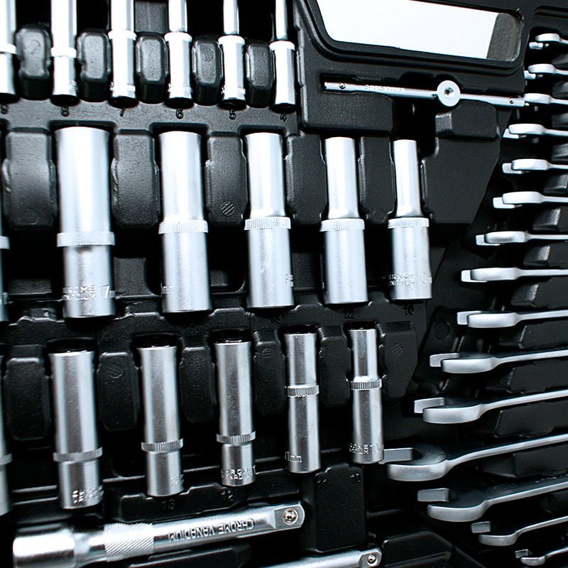 Set de bocallaves y accesorios 1/2 y 1/4” y 3/8” - S150PD - Imagen 4