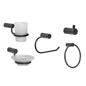 Set de accesorios metálicos 5 piezas línea Sauco