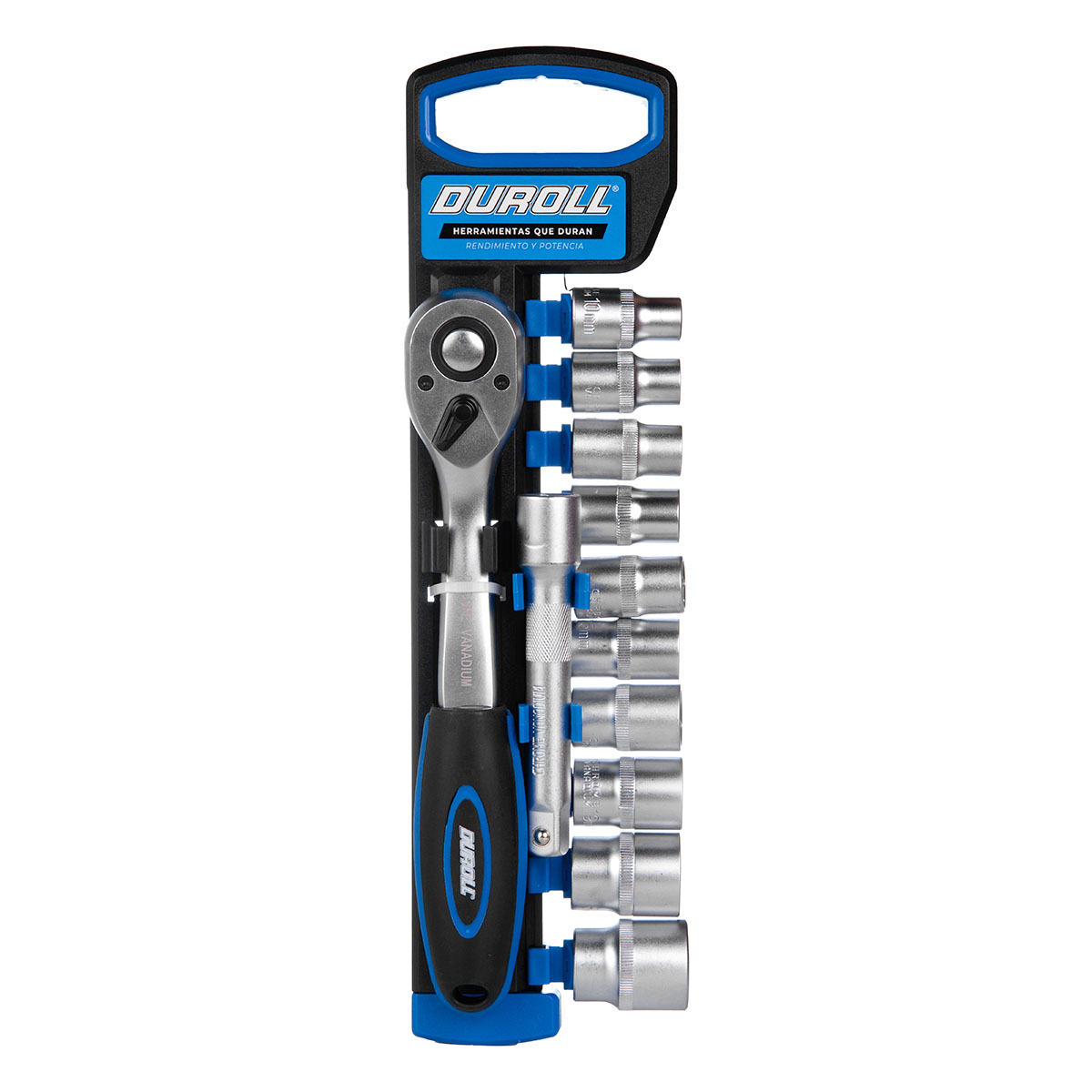 Set Bocallaves Con Crique Y Extension 12Pzs 1/2" (10-24Mm)