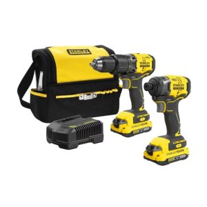 TALADRO DE IMPACTO + TALADRO PERCUTOR + 2 BATERÍAS + CARGADOR + BOLSO