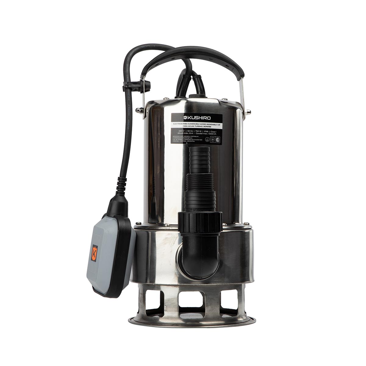 Electrobomba sumergible AI 1 HP para aguas turbias