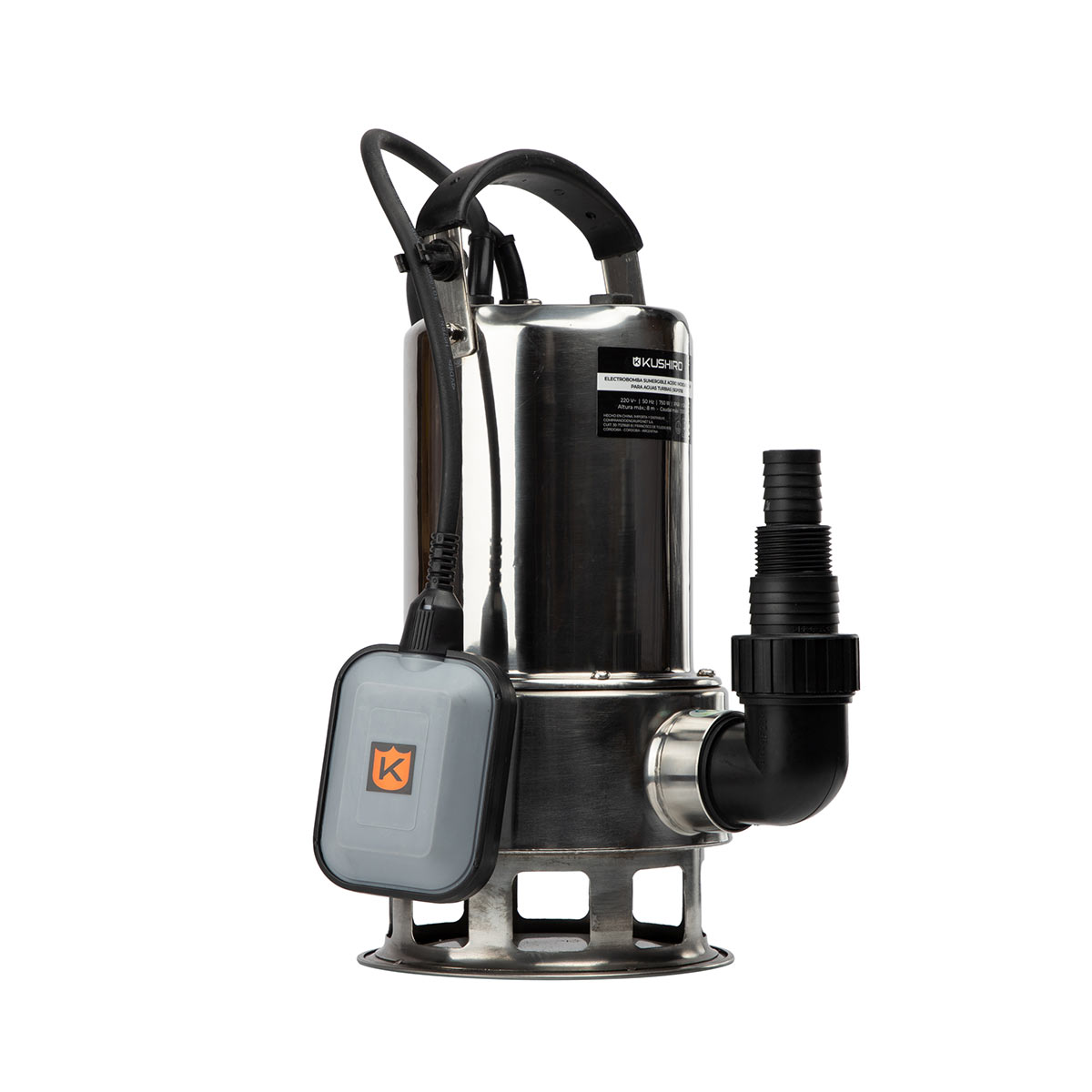 Electrobomba sumergible AI 1 HP para aguas turbias - Imagen 2