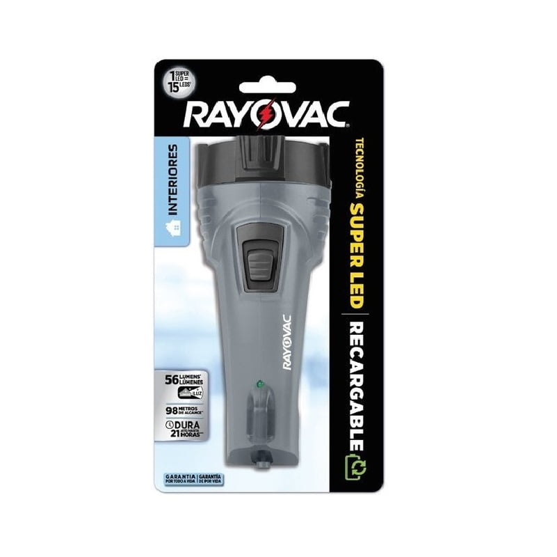 Linterna recargable SUPERLED equivale 15 LED 50Lm