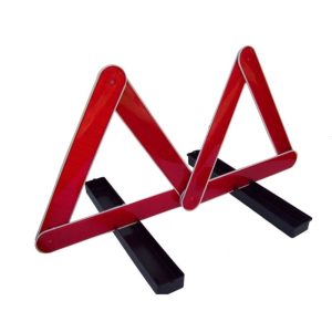 Baliza trianguloReflectivo en caja plastica (2 unidades)