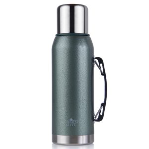 TERMO 1LT CAMPO ELITE PREMIUM ACERO INOXIDABLE 24HS.