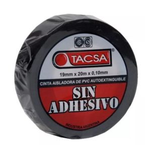 CINTA AISLADORA DE PVC SIN ADHESIVO X 20MTS.
