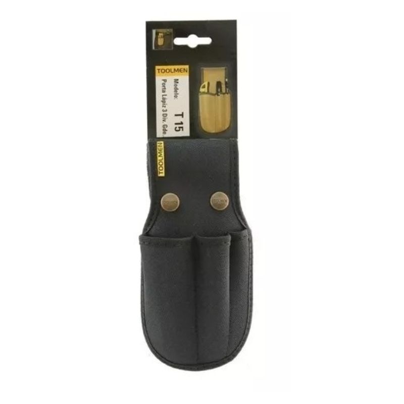 CARTUCHERA T15 PORTA LAPIZ TRIPLE BOLSILLO