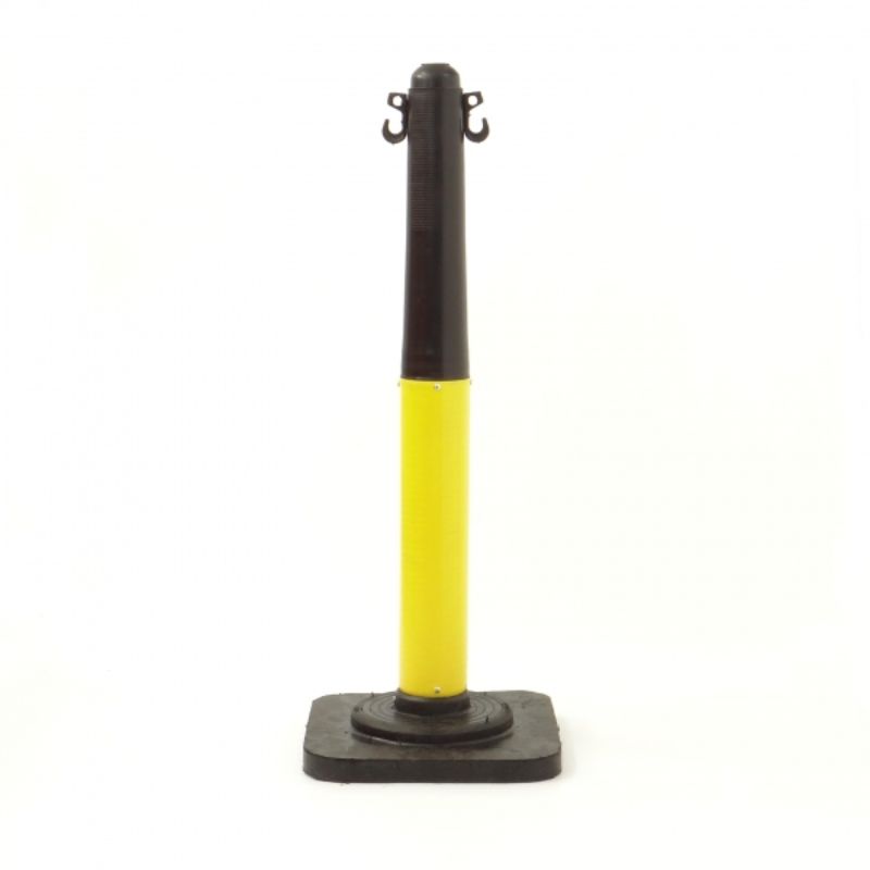 Columna plastica de 97 cm de altura con base de goma