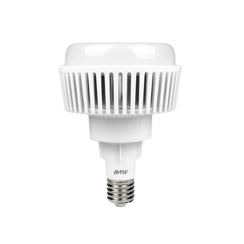 LED 80W 220V- E40 120° LUZ CALIDA 25000h 7600lm - ø190 L:275mm